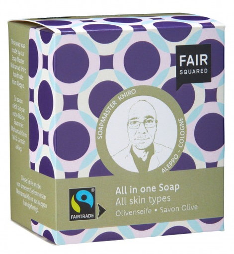 [FSQ_104_V2] Fair Squared All in One Soap (Olive) All Skin Types 450g