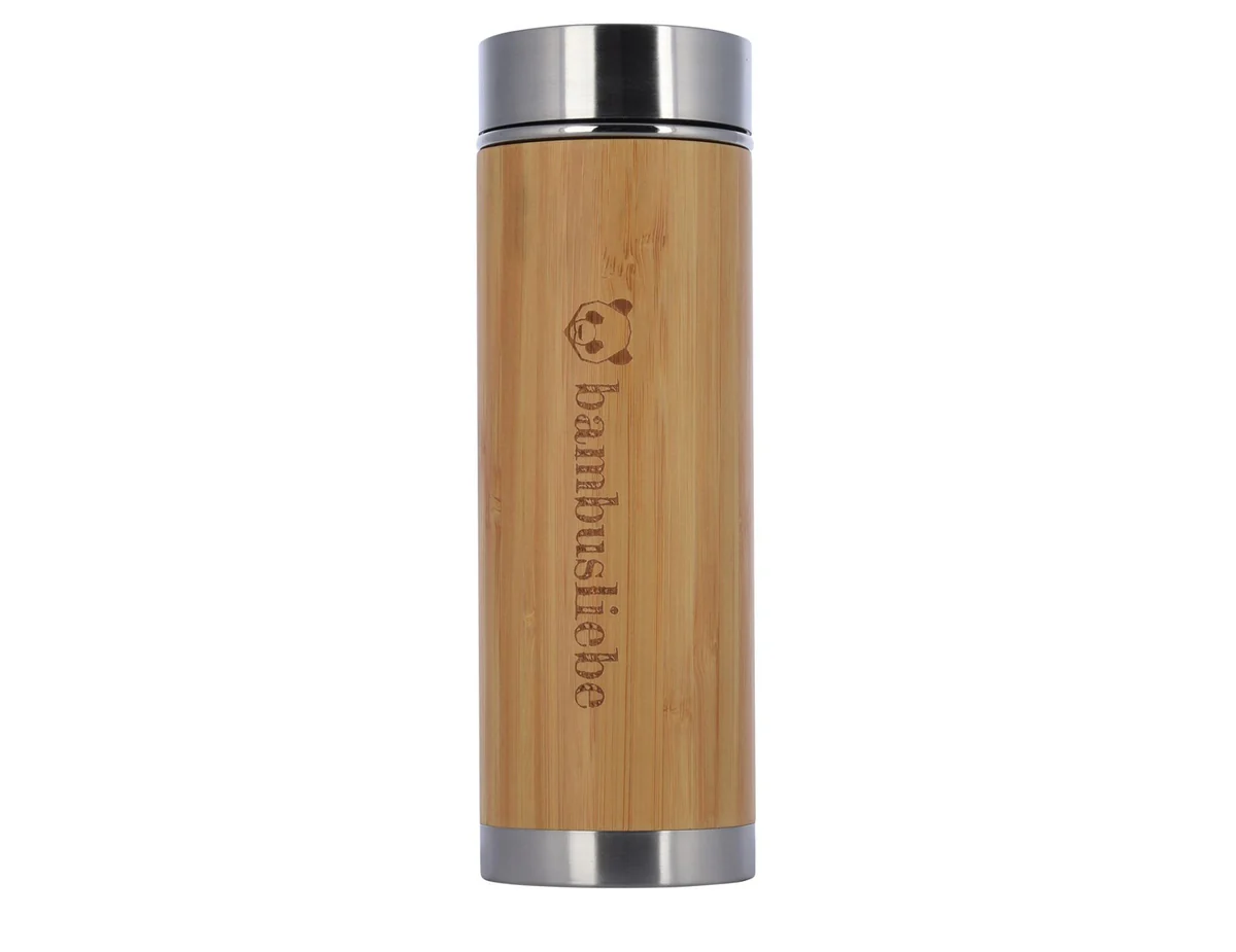 [BAM_116] Thermosflasche Bambus 450 ml